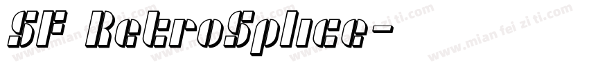 SF RetroSplice字体转换